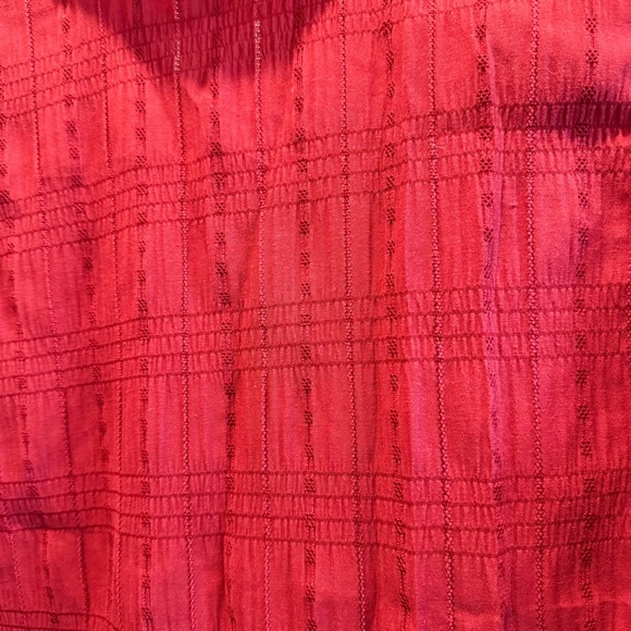 Croft & Barrow 2X Sleeveless Red Button-Down Sleeveless Top - Picture 6 of 7